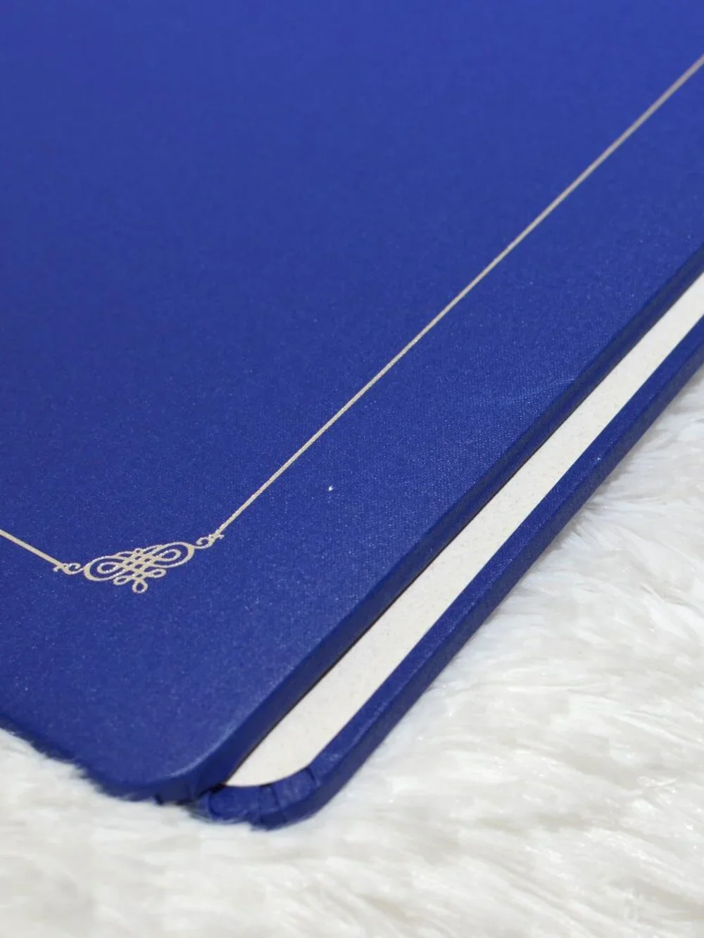 Vintage Creative Memories 12x12 Royal Blue Album Cover With Trim Strap Hinge